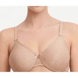 Chantelle C nude Magnifique underwire minimizer bra 40H